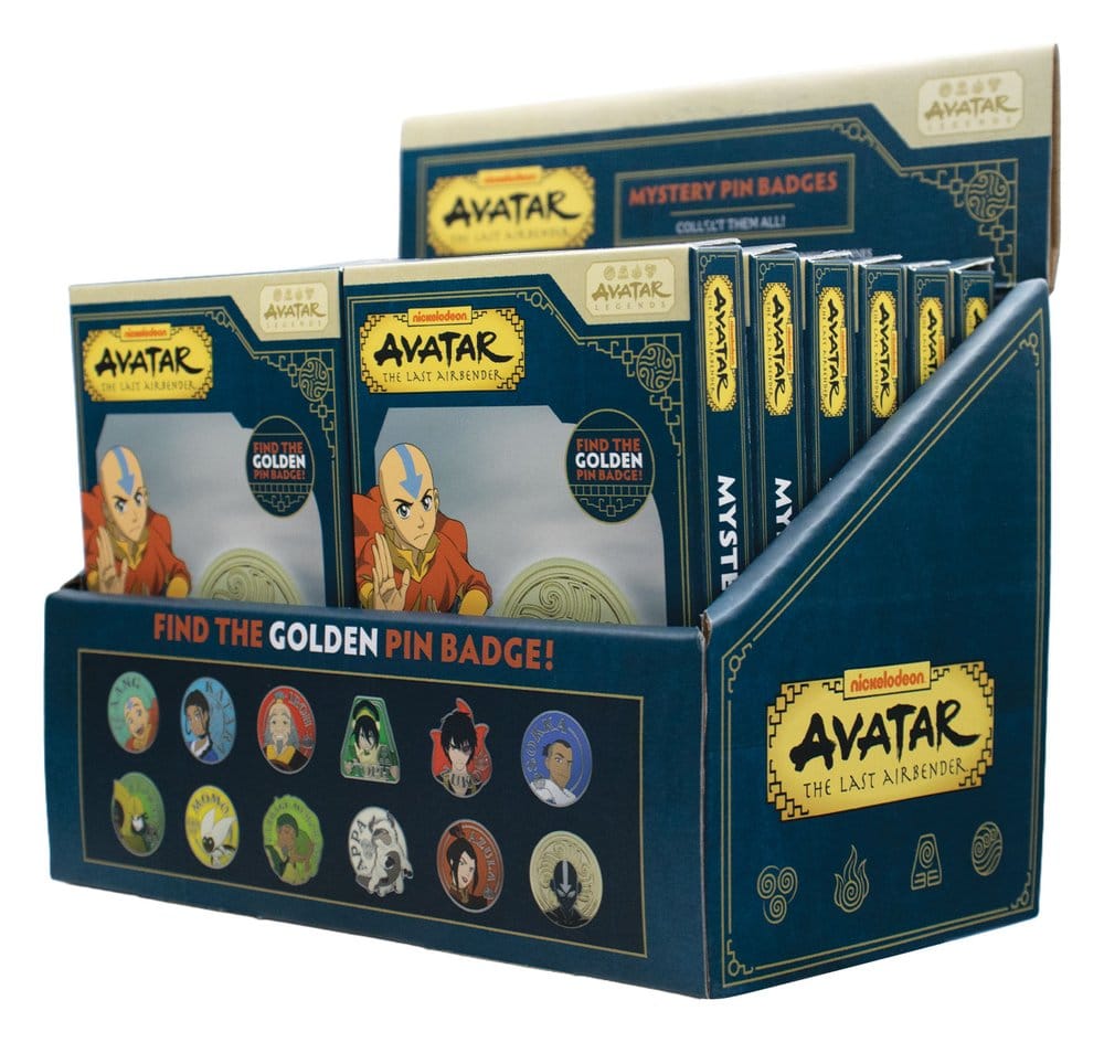 Avatar: The Last Airbender Mystery Ansteck-Pins Blind Box Display (12)