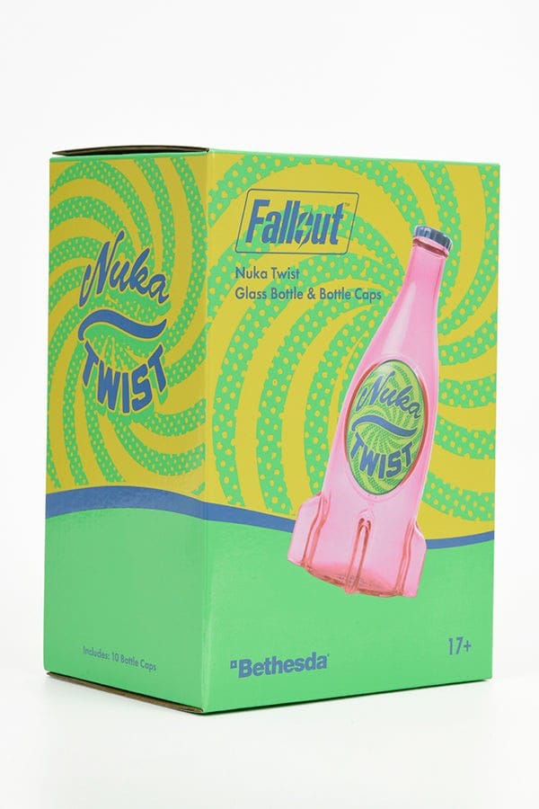 Fallout Bottle Series Replik Glass Bottle & Cap Nuka Twist