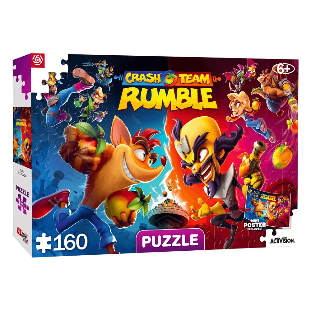 Crash Bandicoot Kids Puzzle Rumble Heroes (160 Teile)