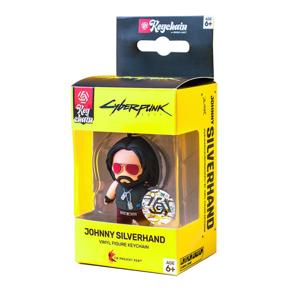Cyberpunk 2077 Vinyl Schlüsselanhänger Johnny Silverhand