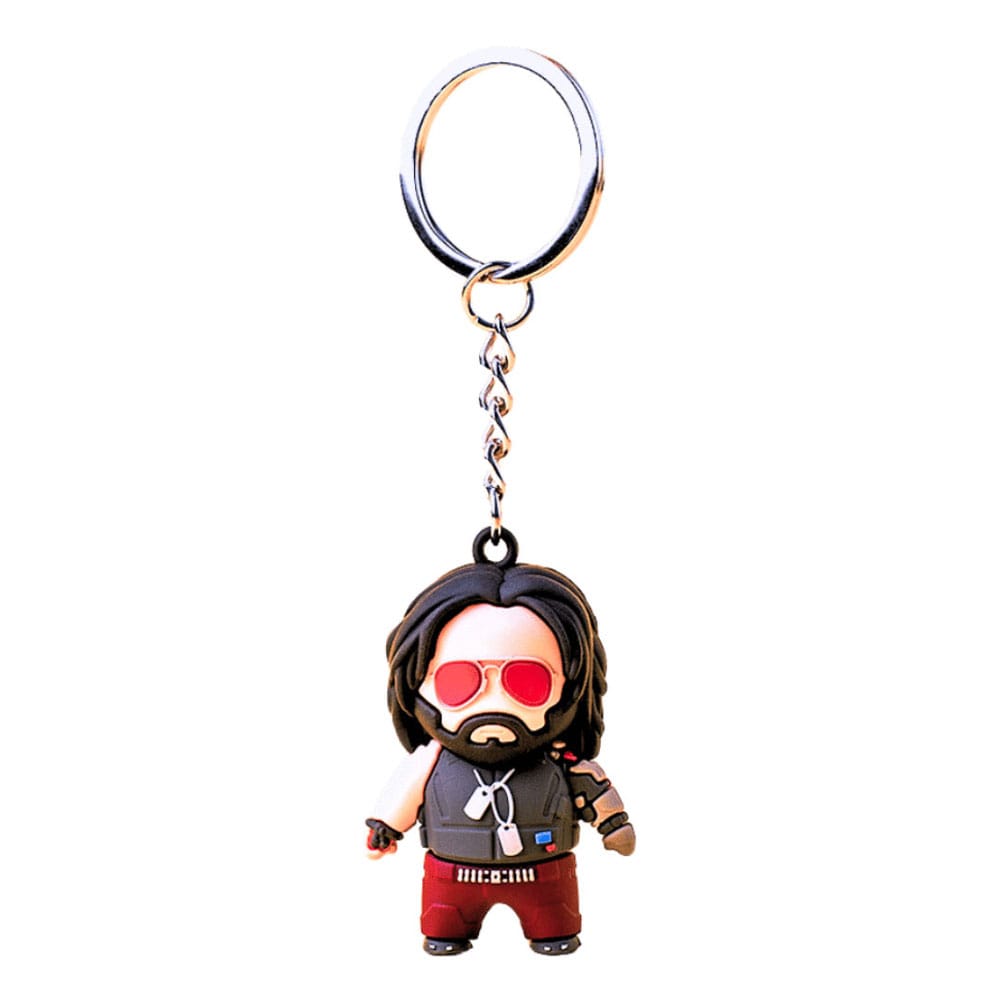 Cyberpunk 2077 Vinyl Schlüsselanhänger Johnny Silverhand