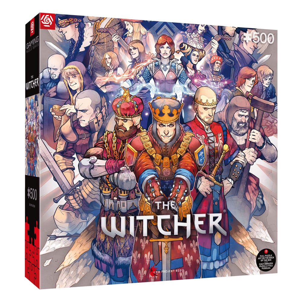 The Witcher Gaming Puzzle Northern Realms (500 Teile)