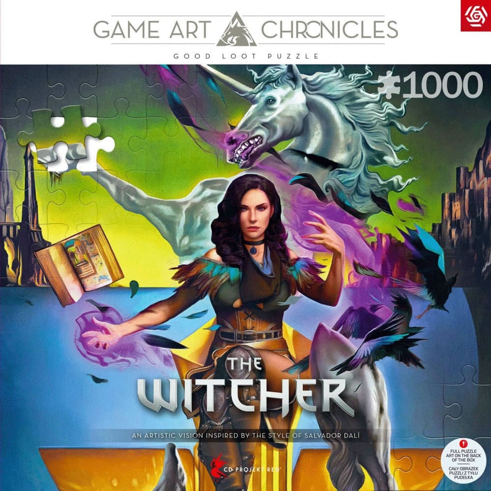 The Witcher III: Wild Hunt Game Art Chronicles Puzzle Yennefer inspired by Salvador Dali (1000 Teile)
