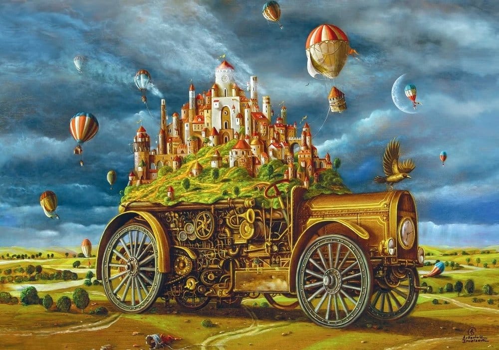 Imagination Series Puzzle Arkadiusz Dzielawski Wielka przeprowadzka (1000 Teile)
