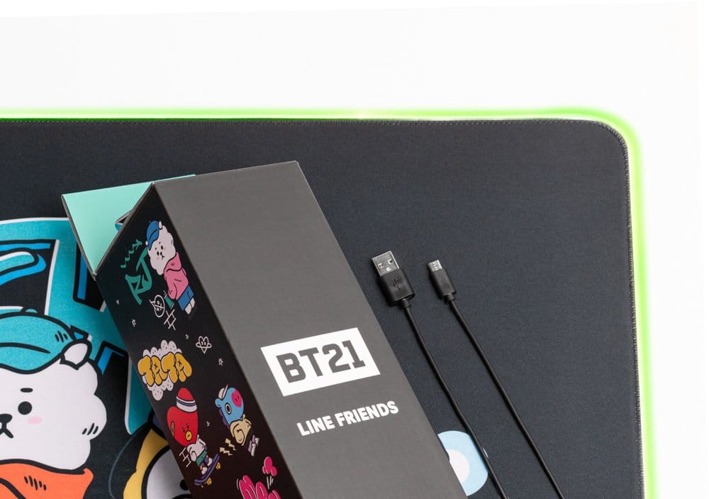 BT21 LED XXL Mauspad 90 x 40 cm