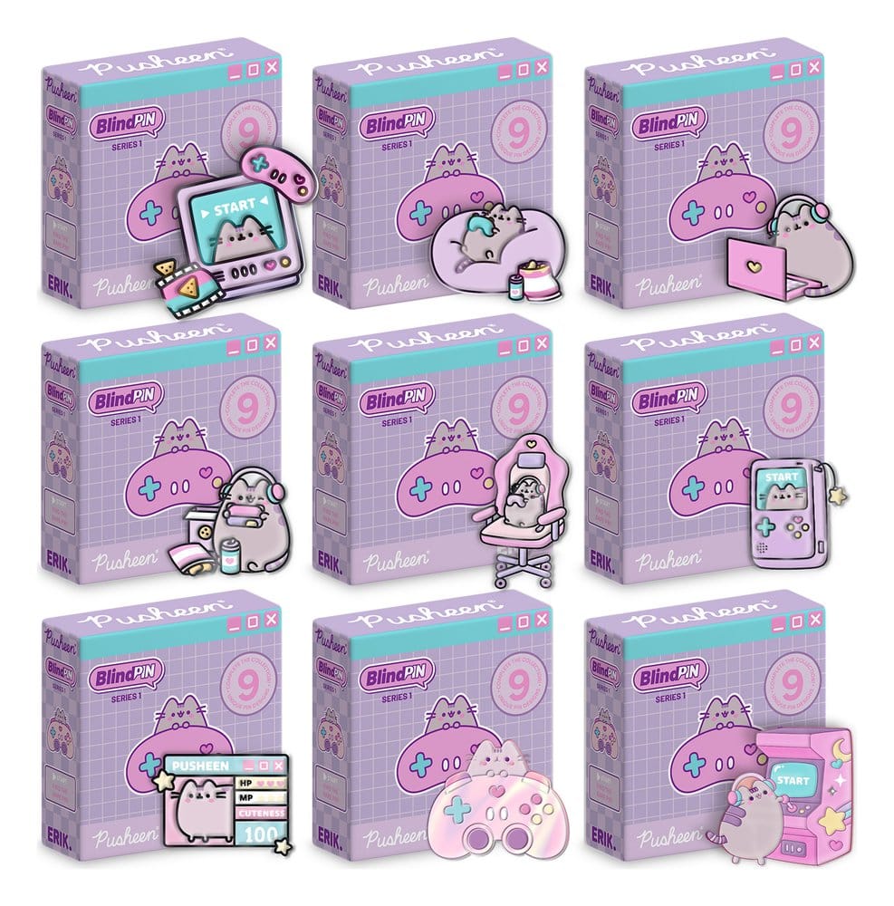 Pusheen Ansteck-Pins Serie 1 Display (24)