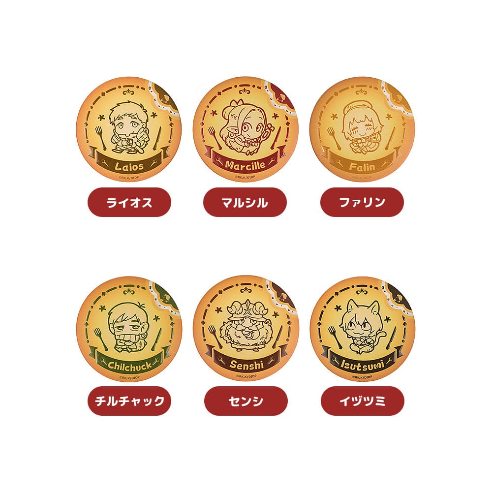 Delicious in Dungeon Ansteck-Buttons 6 cm Sortiment (6)