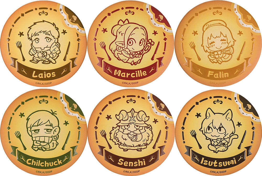 Delicious in Dungeon Ansteck-Buttons 6 cm Sortiment (6)