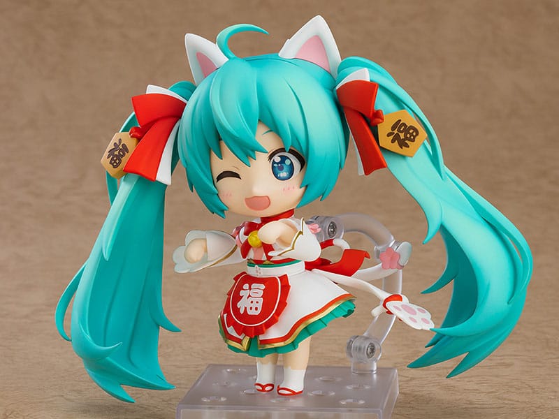 Character Vocal Series 01 Nendoroid Actionfigur Hatsune Miku: Maneki Miku Ver. 10 cm