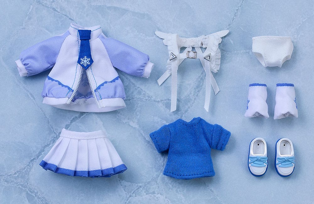 Character Vocal Series 01: Hatsune Miku Nendoroid Zubehör-Set für Nendoroid Doll Actionfiguren Outfit Set: Snow Miku Yukiiro Pop Ver.