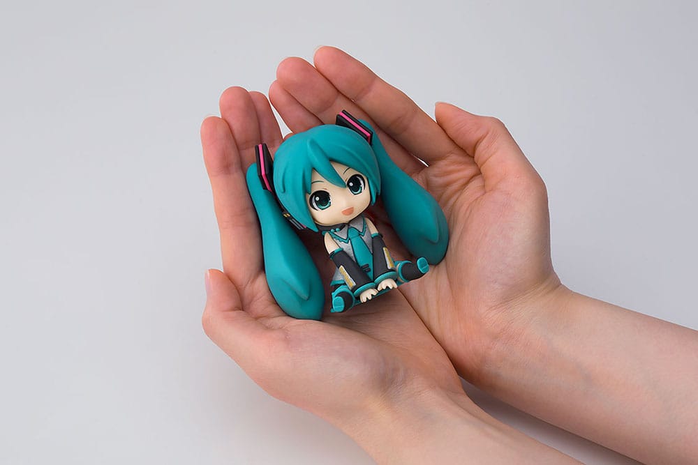 Character Vocal Series 01: Hatsune Miku Piapro Characters Rubber Mascot Nendroid Plus Minifigur Hatsune Miku 8 cm