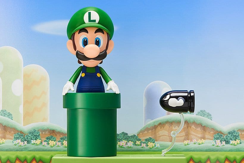 Super Mario Nendoroid Actionfigur Luigi 10cm