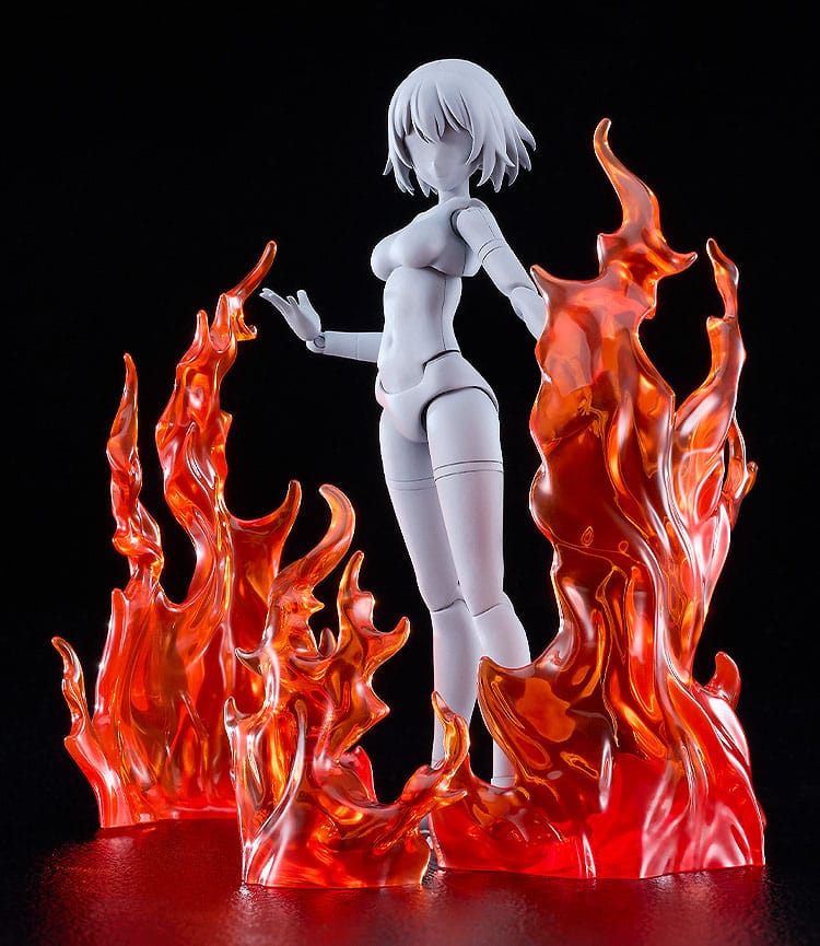 The Simple Effect Zubehör-Set für Figuren Flames: Red
