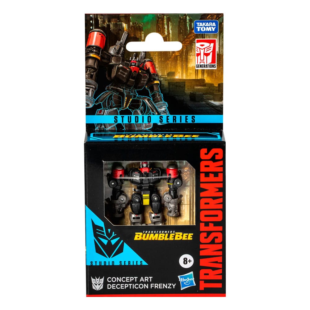 Transformers: Bumblebee Studio Series Core Class Actionfigur Concept Art Decepticon Frenzy 9 cm