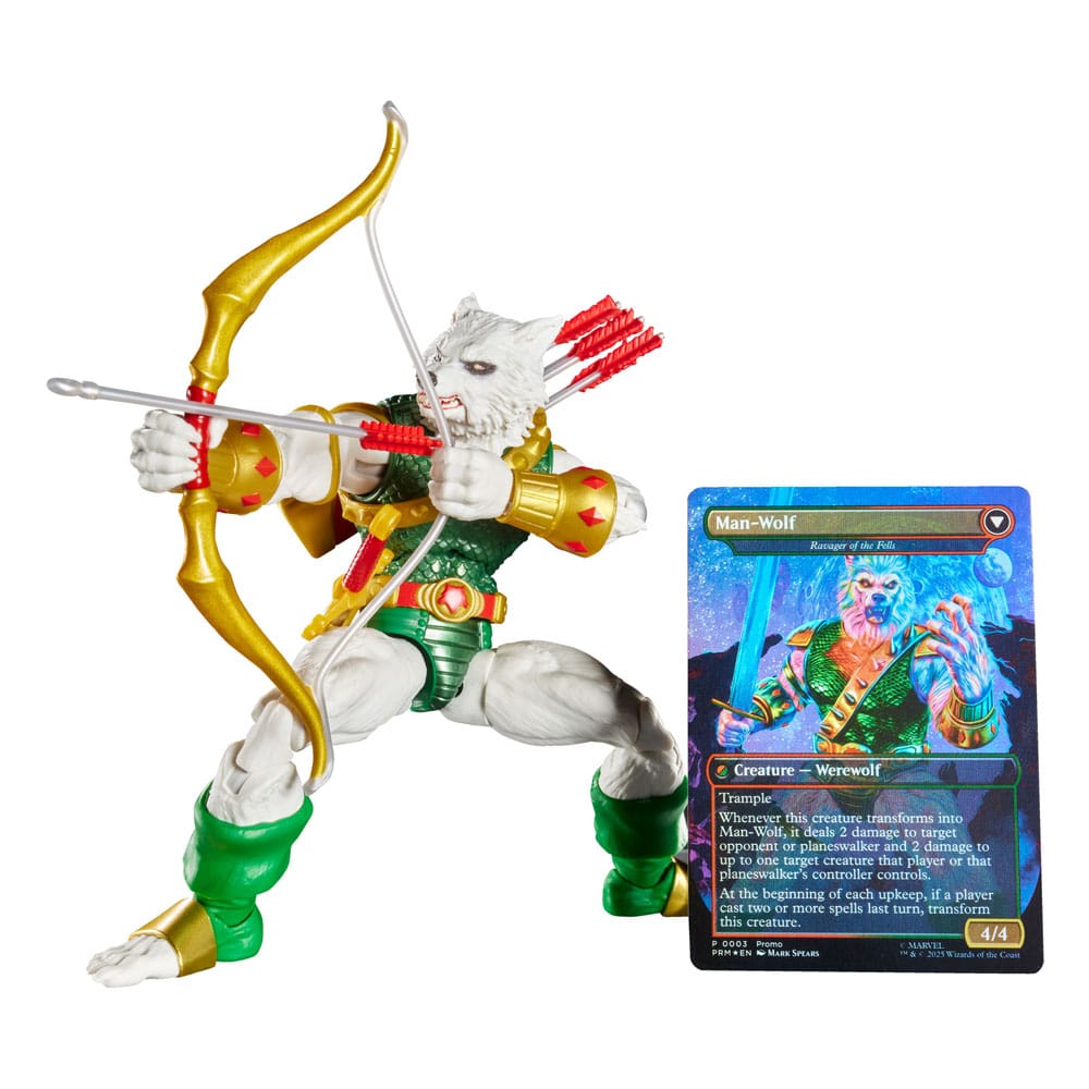 Marvel Legends Magic: The Gathering Actionfigur Man-Wolf (plus exklusive Foil-Karte) 15 cm