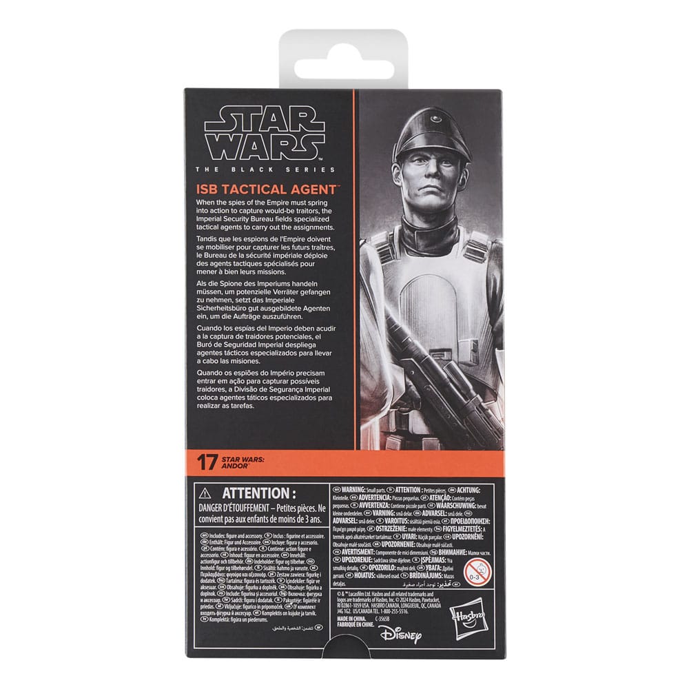 Star Wars: Andor Black Series Actionfigur ISB Tactical Agent 15 cm