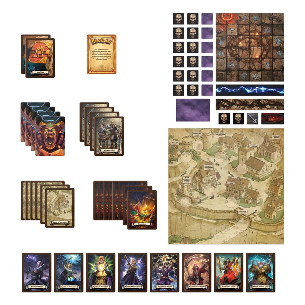 HeroQuest Brettspiel-Erweiterung Wizards of Morcar Abenteuerpack *Englische Version*