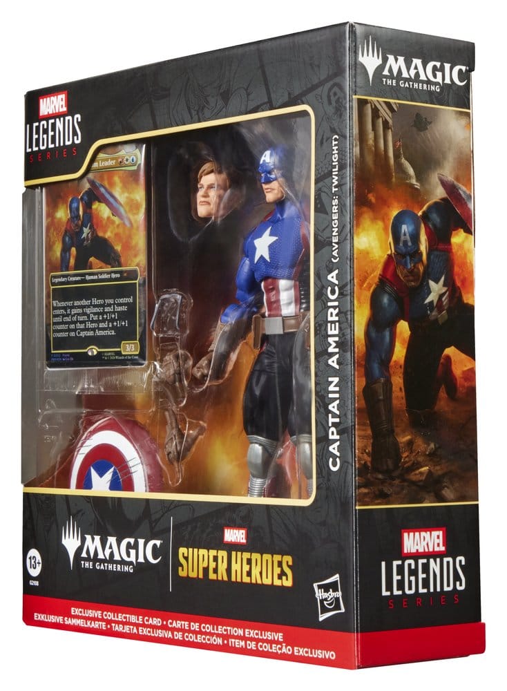 Magic The Gathering: Marvel Super Heroes Marvel Legends Actionfigur Captain America (Avengers: Twilight) 15 cm