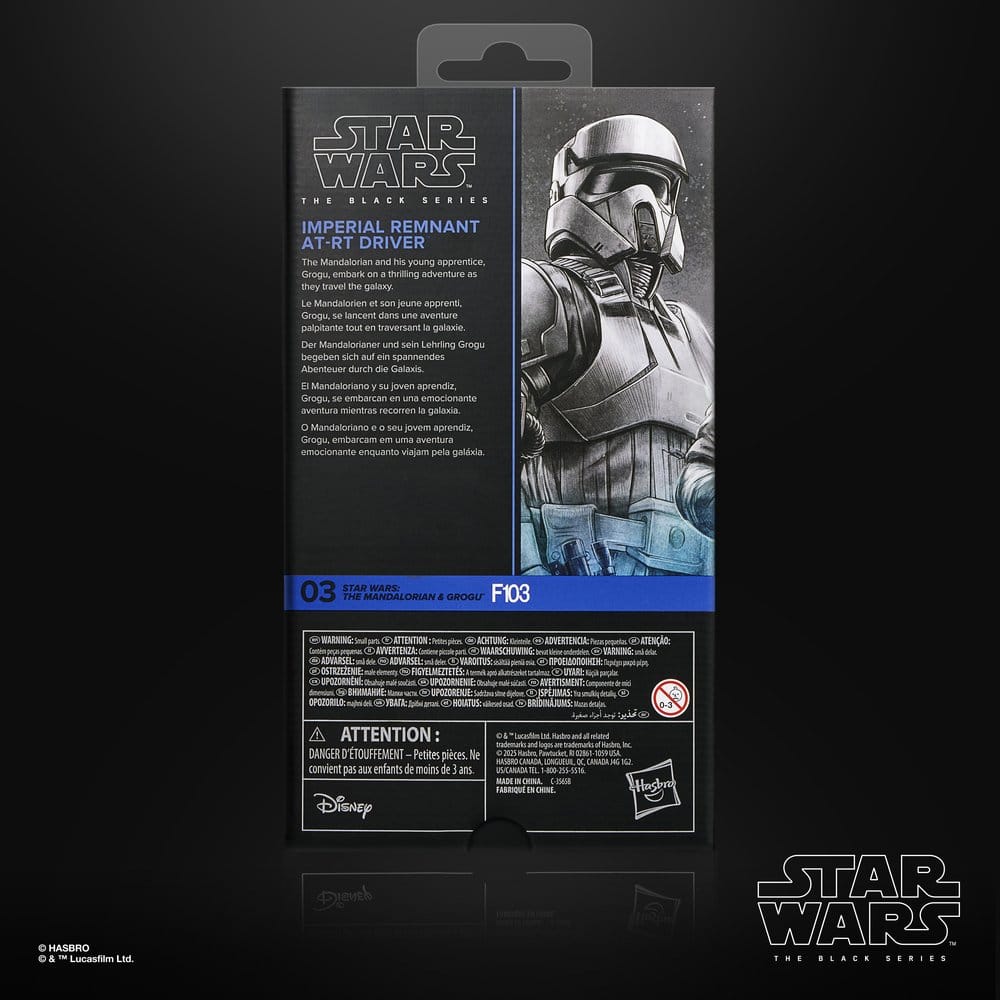 Star Wars: The Mandalorian & Grogu Black Series Actionfigur Imperial Remnant AT-RT Driver 15 cm