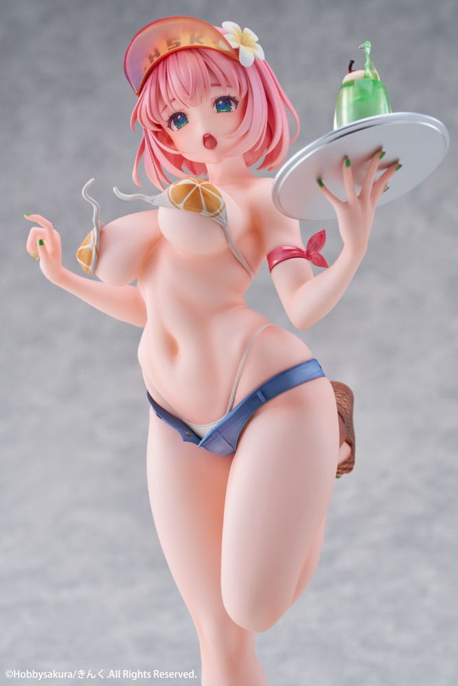 Original Illustration PVC Statue 1/7 Summer Waiter illustration by Kink Limited Edition 25 cm