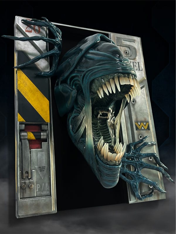 Aliens Wand-Skulptur 1/2 Alien Queen 51 x 41 x 25 cm