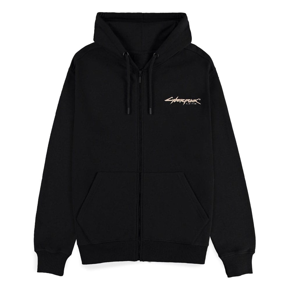 Cyberpunk 2077 Kapuzenpullover mit Reißverschluß Night City Größe XL