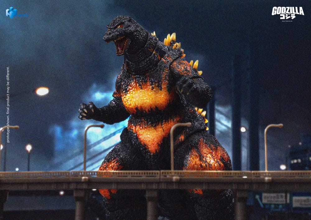 Godzilla vs. Destoroyah (1995) Exquisite Basic Actionfigur Burning Godzilla 18 cm