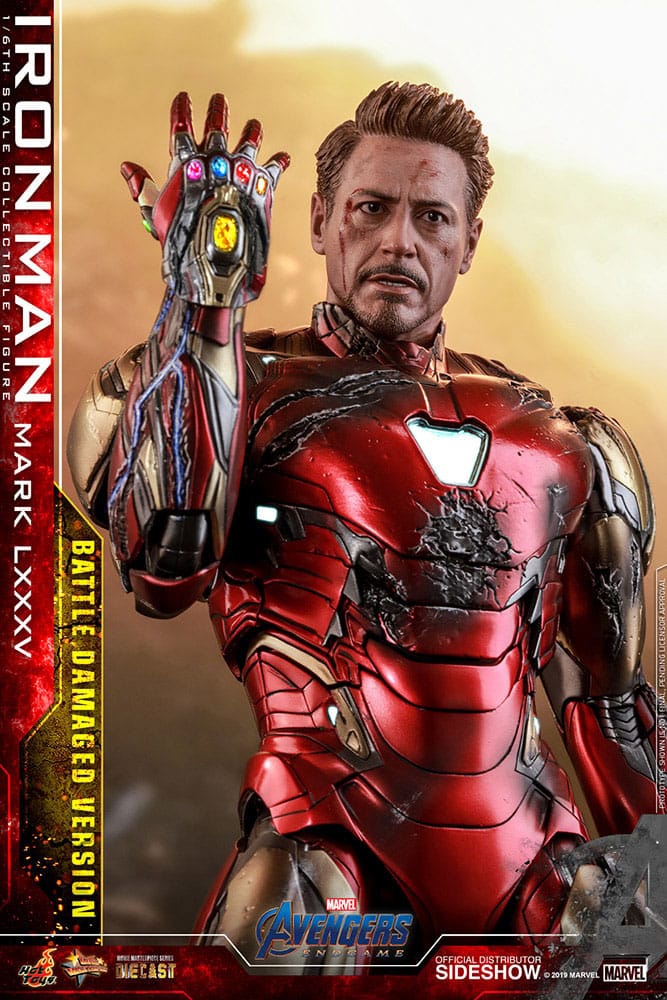 Avengers: Endgame Movie Masterpiece Diecast Actionfigur 1/6 Iron Man Mark LXXXV (Battle Damaged Version) Special Edition 32 cm