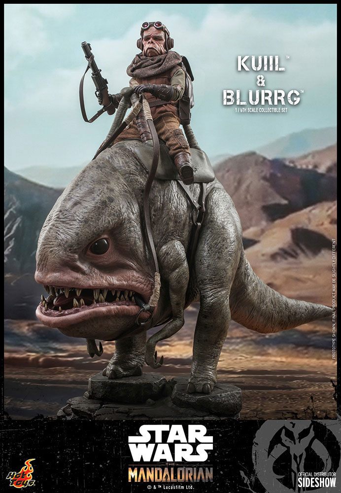 Star Wars The Mandalorian Actionfiguren Doppelpack 1/6 Kuiil & Blurrg 37 cm