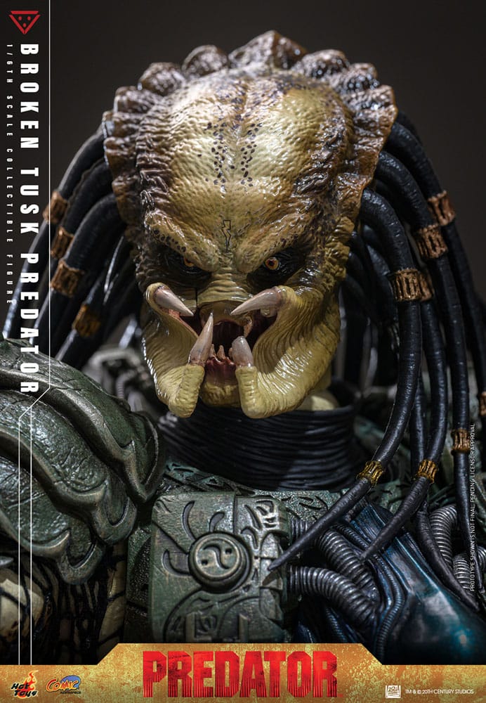 Alien vs. Predator Comic Masterpiece Actionfigur 1/6 Broken Tusk Predator 35 cm