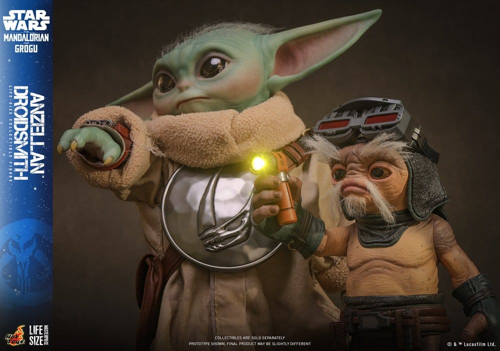 Star Wars: The Mandalorian & Grogu Lebensgroße Figur Anzellan Droidsmith 27 cm