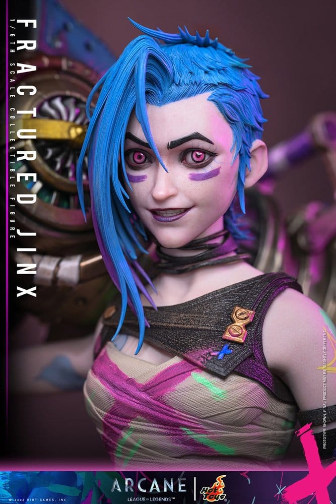 Arcane Actionfigur 1/6 Fractured Jinx 28 cm