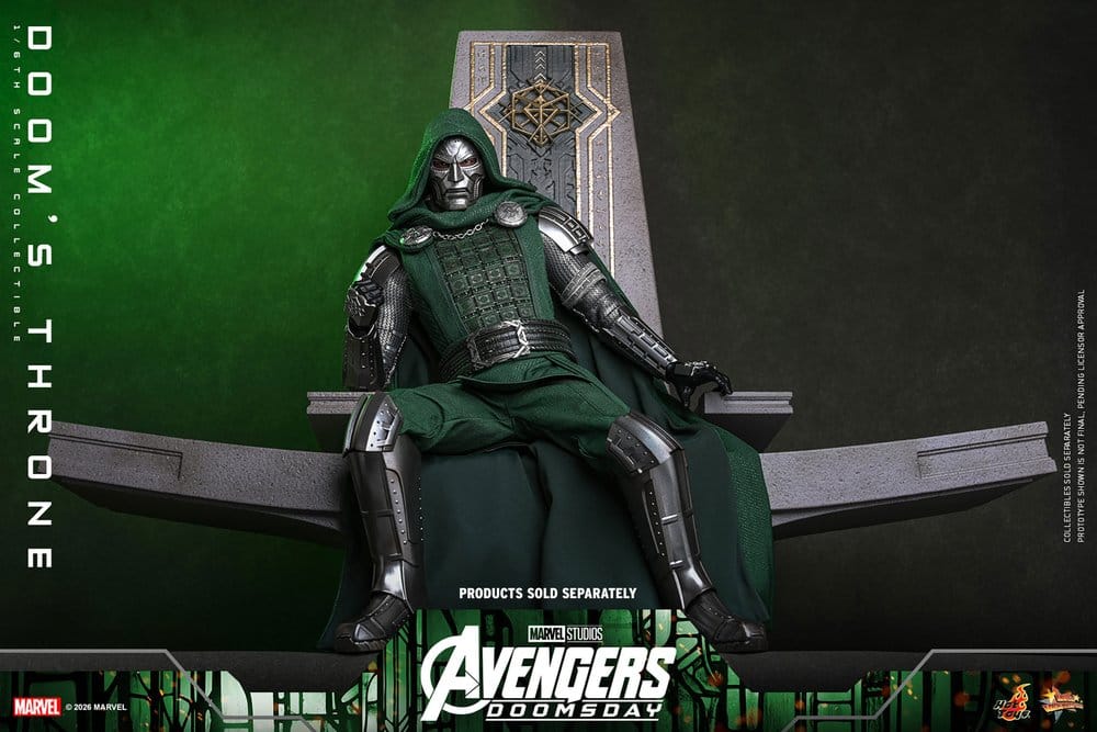 Avengers: Doomsday Movie Masterpiece Actionfiguren-Zubehör 1/6 Doom's Thron 33 cm