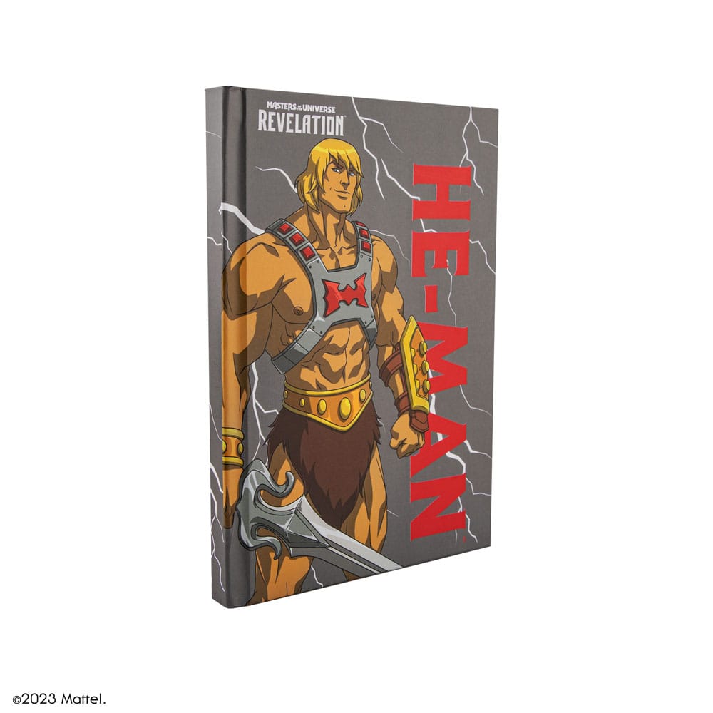 Masters of the Universe - Revelation: He-Man Thunder Deluxe Notebook Set (Notebook + Stift)