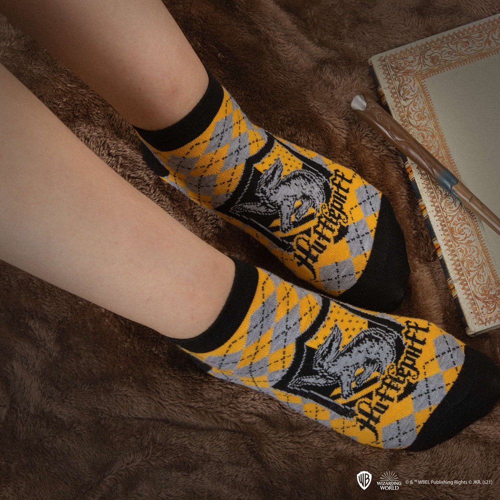 Harry Potter Knöchelsocken 3er-Pack Hufflepuff