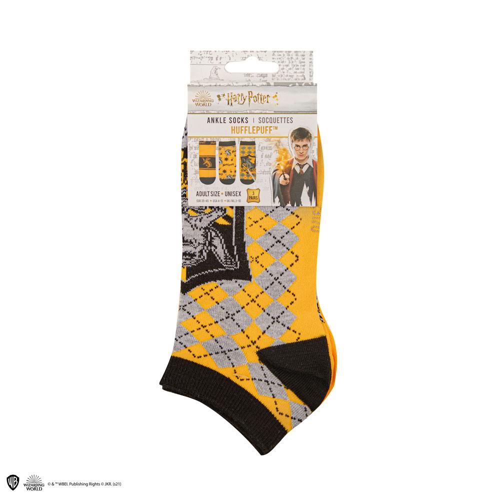 Harry Potter Knöchelsocken 3er-Pack Hufflepuff