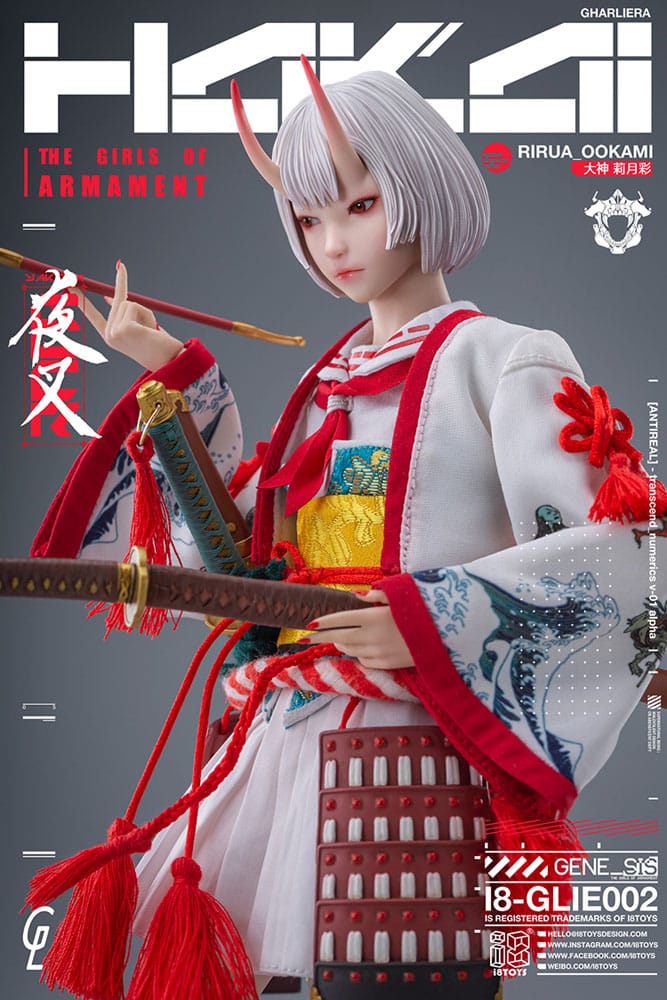 Original Character i8Toys x Gharliera Actionfigur 1/6 The Girls of Armament Rirua Ookami 28 cm
