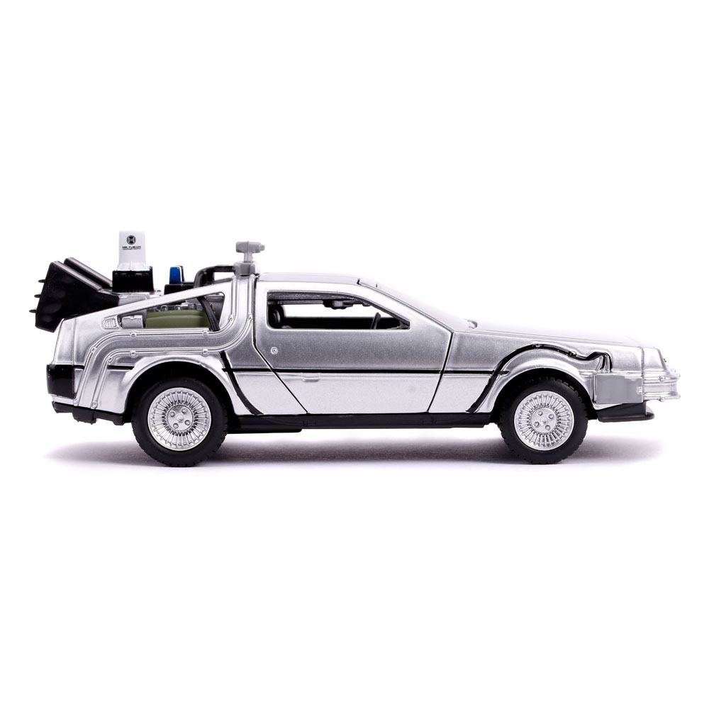 Zurück in die Zukunft II Hollywood Rides Diecast Modell 1/32 DeLorean Time Machine