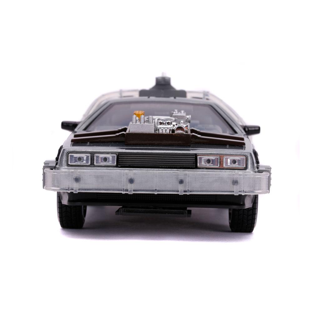 Zurück in die Zukunft III Hollywood Rides Diecast Modell 1/24 DeLorean Time Machine