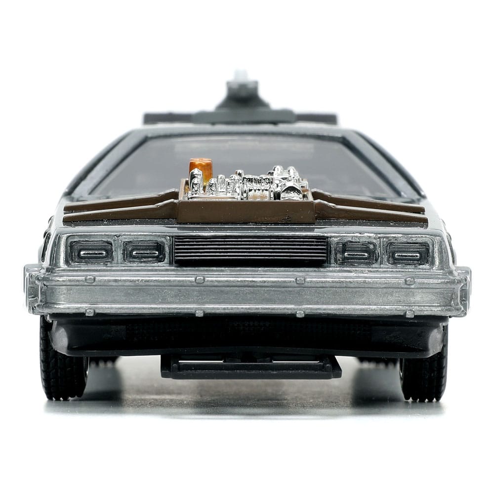Zurück in die Zukunft III Hollywood Rides Diecast Modell 1/32 DeLorean Time Machine Free Rolling