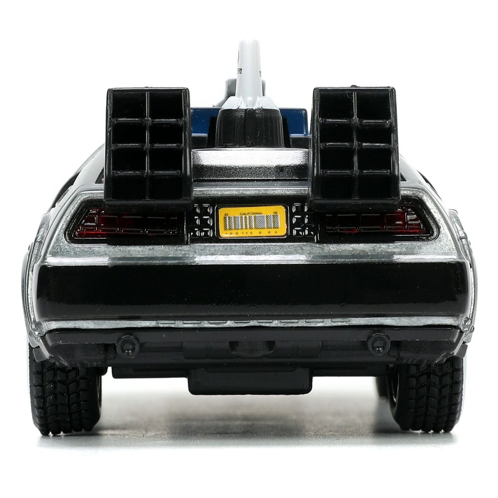Zurück in die Zukunft III Hollywood Rides Diecast Modell 1/32 DeLorean Time Machine Free Rolling