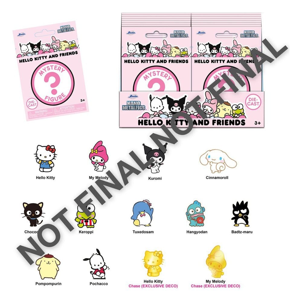 Sanrio Nanofigs Hello Kitty Minifiguren Blind Box Display (24)
