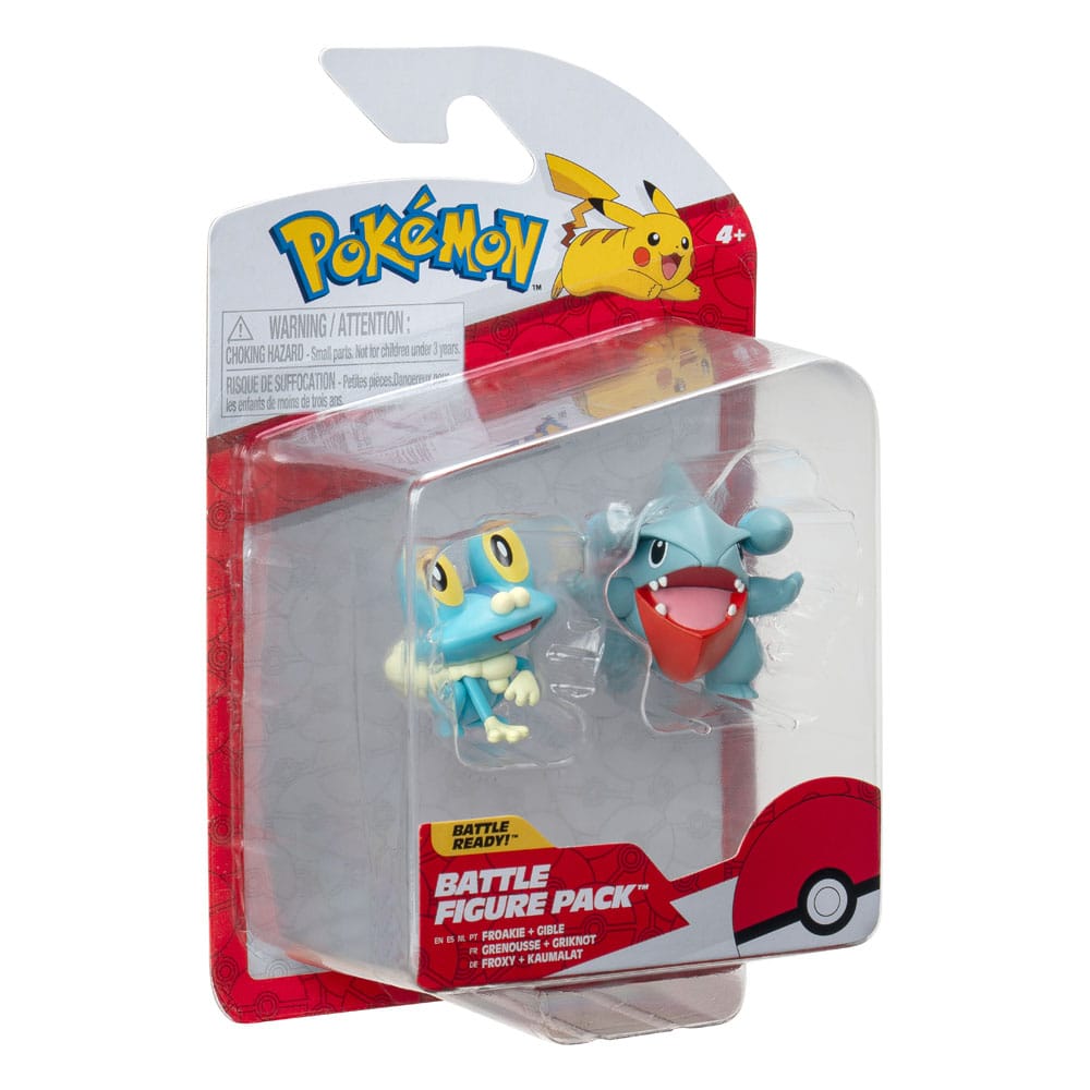 Pokémon Battle Figure First Partner Set Figuren 2er-Pack Kaumalat, Froxy 5 cm