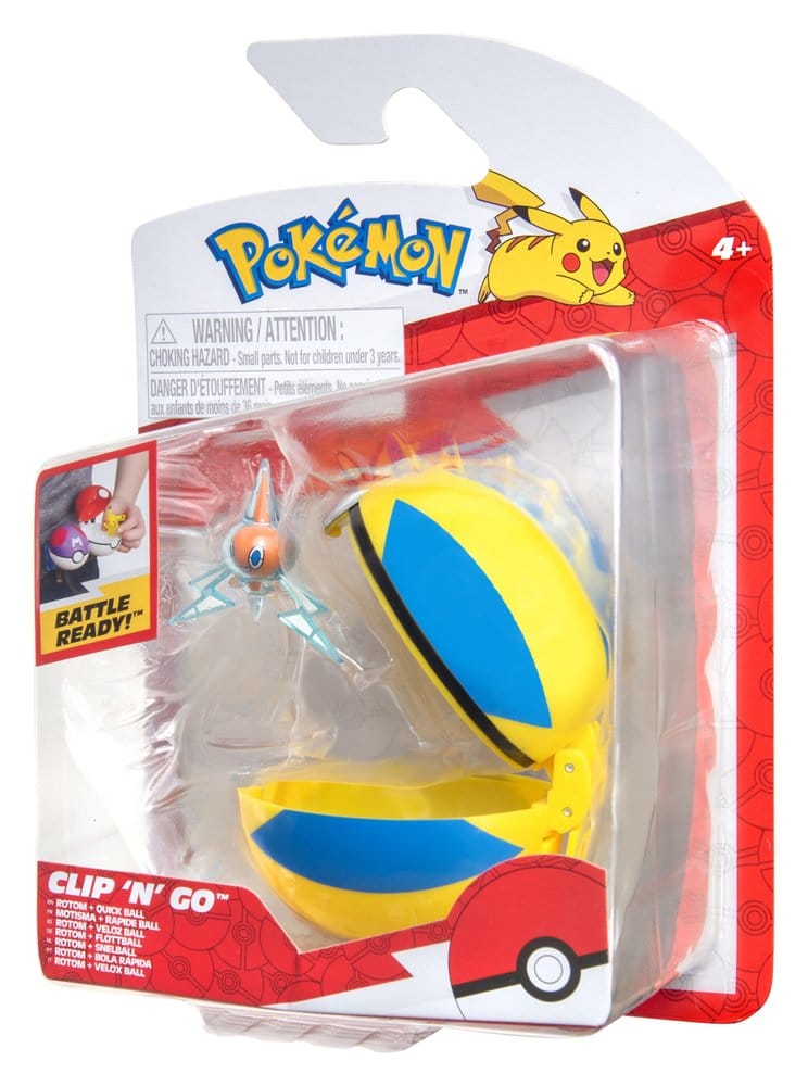 Pokémon Clip 'n' Go Actionfigur Wave 21 Rotom & Schnellball
