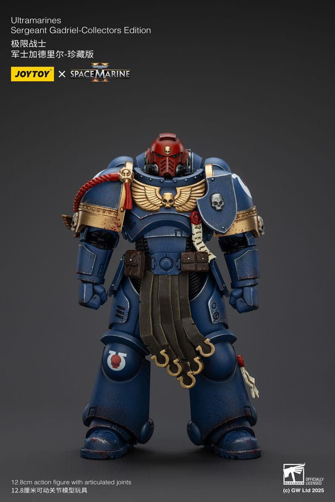 Warhammer 40,000: Space Marine 2 Actionfigur Ultramarines Sergeant Gadriel Collectors Edition 13 cm