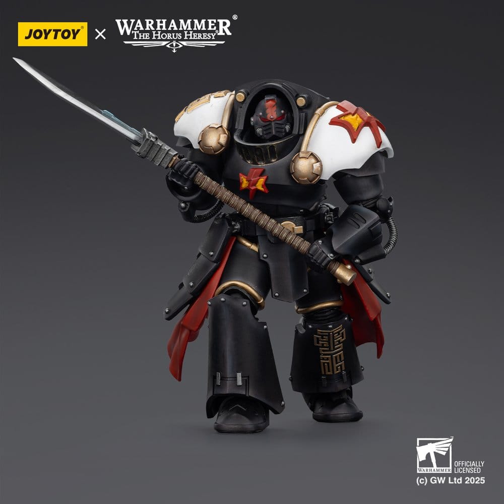 Warhammer The Horus Heresy Actionfigur White Scars Ebon Keshig Terminator 2 with Power Glaive 13 cm