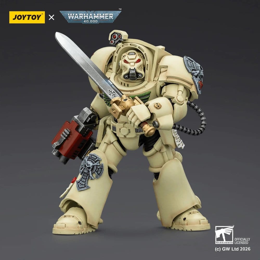 Warhammer 40,000 Actionfigur Dark Angels Deathwing Terminator 1 with Power Sword and Storm Bolter 14 cm
