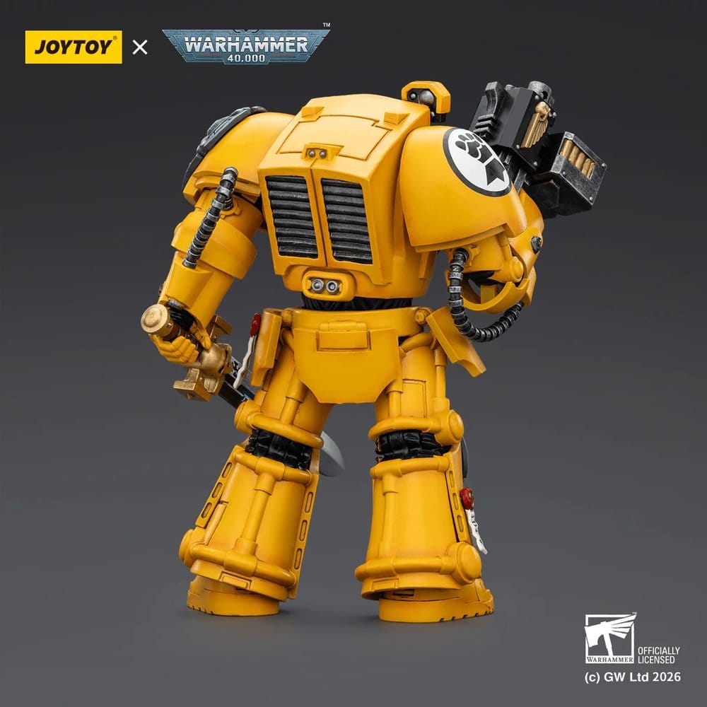 Warhammer 40,000 Actionfigur Imperial Fists Terminator 1 with Power Sword and Storm Bolter 14 cm