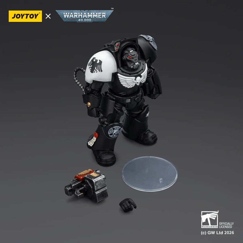 Warhammer 40,000 Actionfigur Raven Guard Terminator 2 with Power Fist and Storm Bolter 14 cm