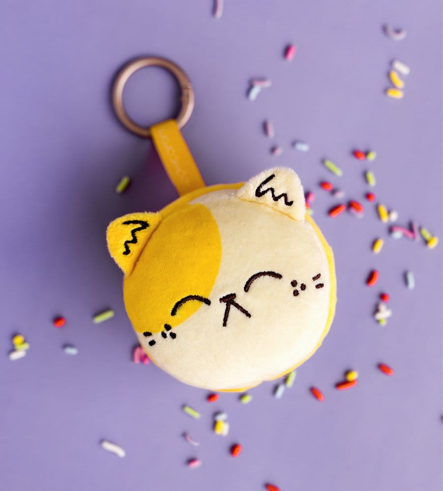 Meowcaron Plüsch Taschenanhänger Smile 7 cm